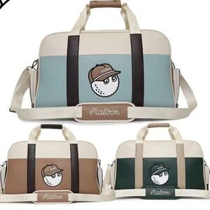 Malbon Golf Boston Bag With Shoulder Strap Sports Travel